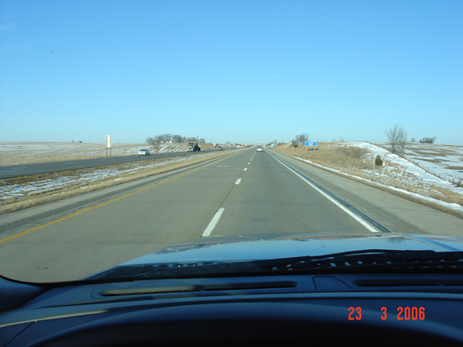 the straight road through iowa